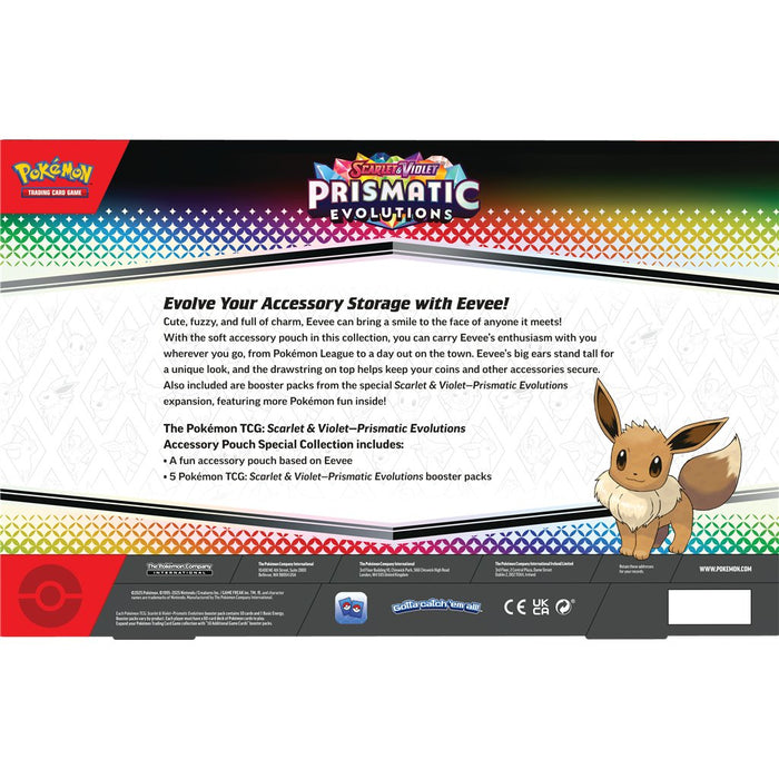 Pokemon Scarlet & Violet - Prismatic Evolutions Accessory Pouch - Animerch